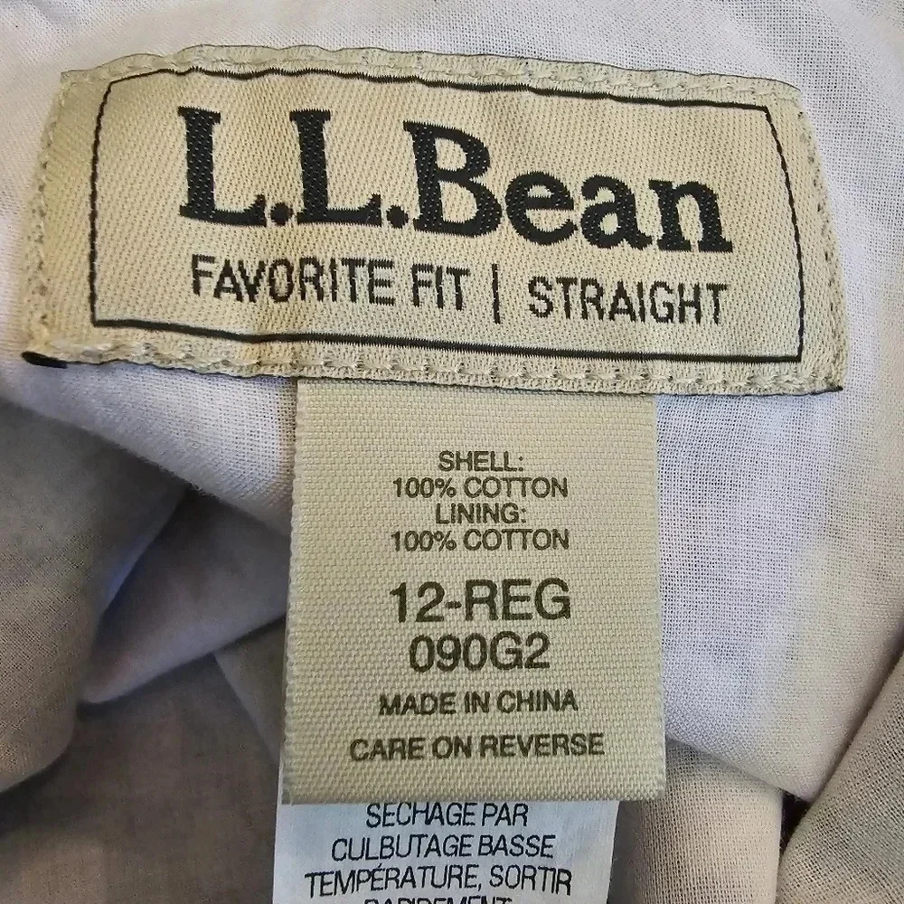 LL Bean grey a-line mini skirt with white flowers